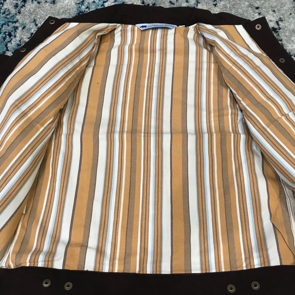 American rhino canvas jacket in brown!